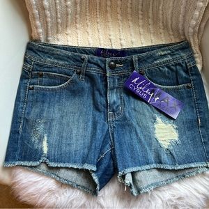 NWT Miley Cyrus & Max Azria Denim Shorts